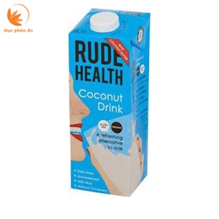 Sữa dừa hữu cơ không đường, 1l, rude health, anh