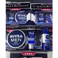Bộ Nivea Men Kem Cạo Râu - Sữa Rửa Mặt - Dưỡng Da