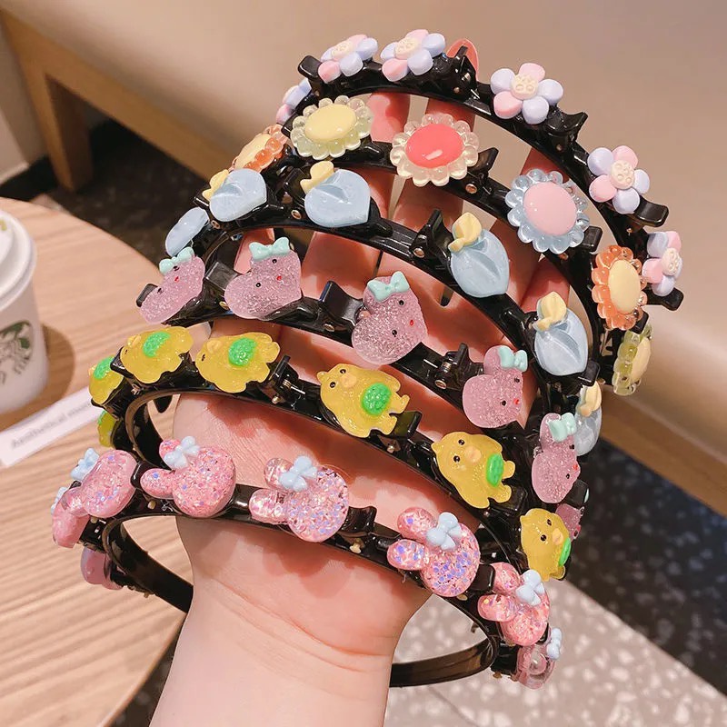 Cài Tóc Đính Hoa Kiểu Dáng Dễ Thương Thời Trang Cho Bé Gái