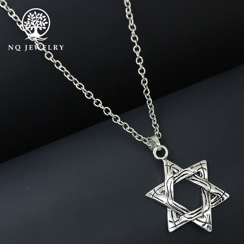 Dây Chuyền Nam Ngôi Sao 6 Cánh Titanum Cao Cấp - NQ Jewelry