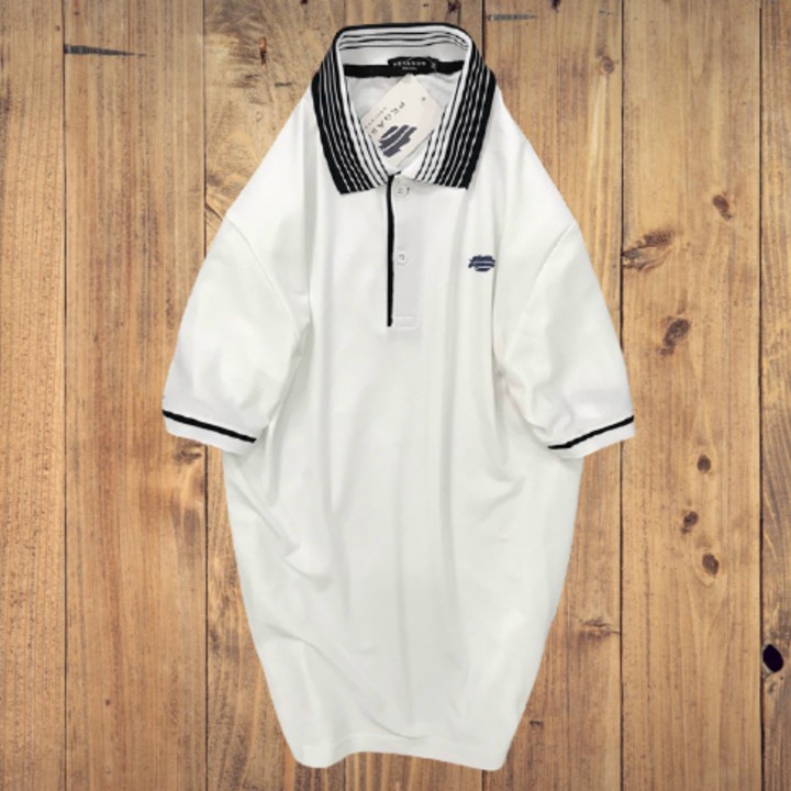 Áo thun polo nam cá sấu Nexx & Dee có cổ phối sọc ngang trung niên NS026 | BigBuy360 - bigbuy360.vn