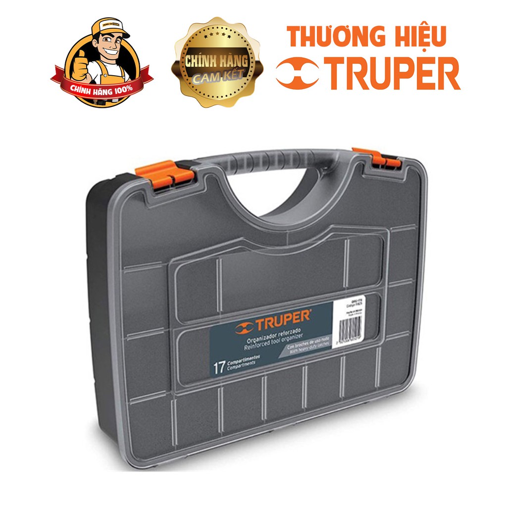 Hộp nhựa đựng đồ,Hộp đựng đồ nghề,Thùng nhựa đựng đồ 17in Truper org-17x