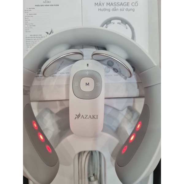 Máy mát xa cổ Azaki N109 plus cao cấp chính hãng