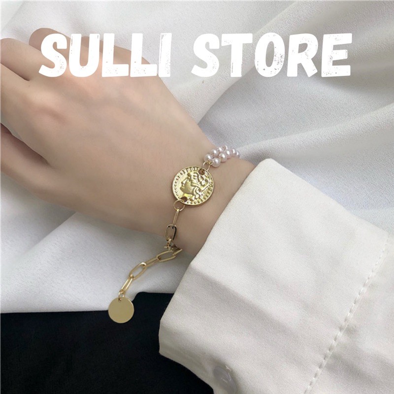  Vòng tay lắc tay đồng tiền may mắn Sulli store