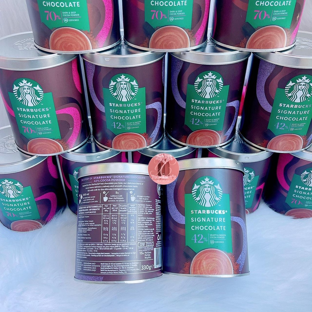 Bột Cacao Starbucks Signature Chocolate 330g - Thụy Sĩ