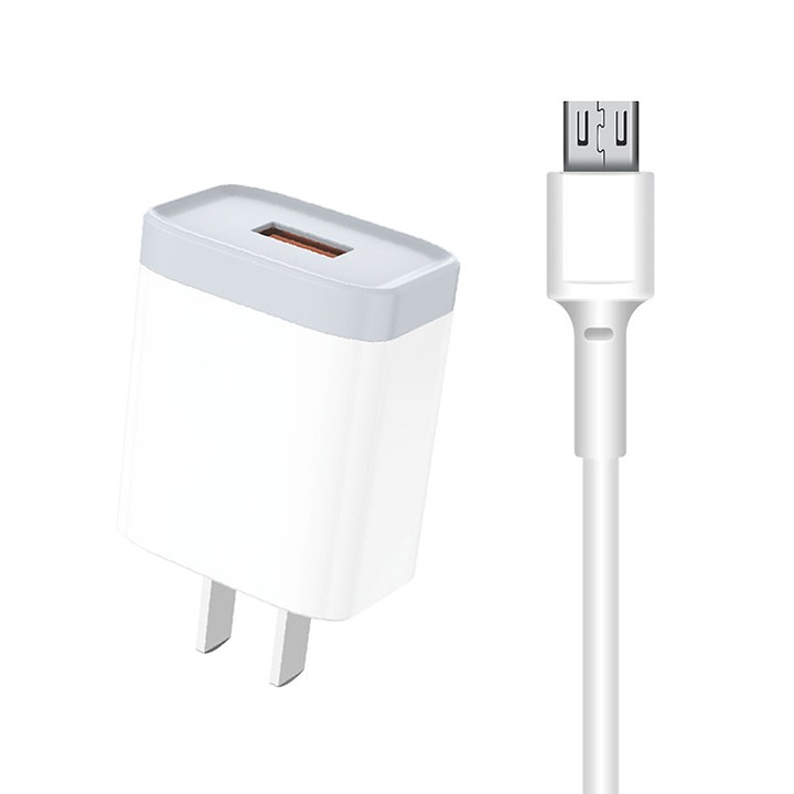 [Bán Chạy] Bộ củ cáp sạc Sendem C66, cốc sạc điện thoại 2.4A chân Lightning, Micro Usb, Type C sac nhanh, bảo hành 1 năm