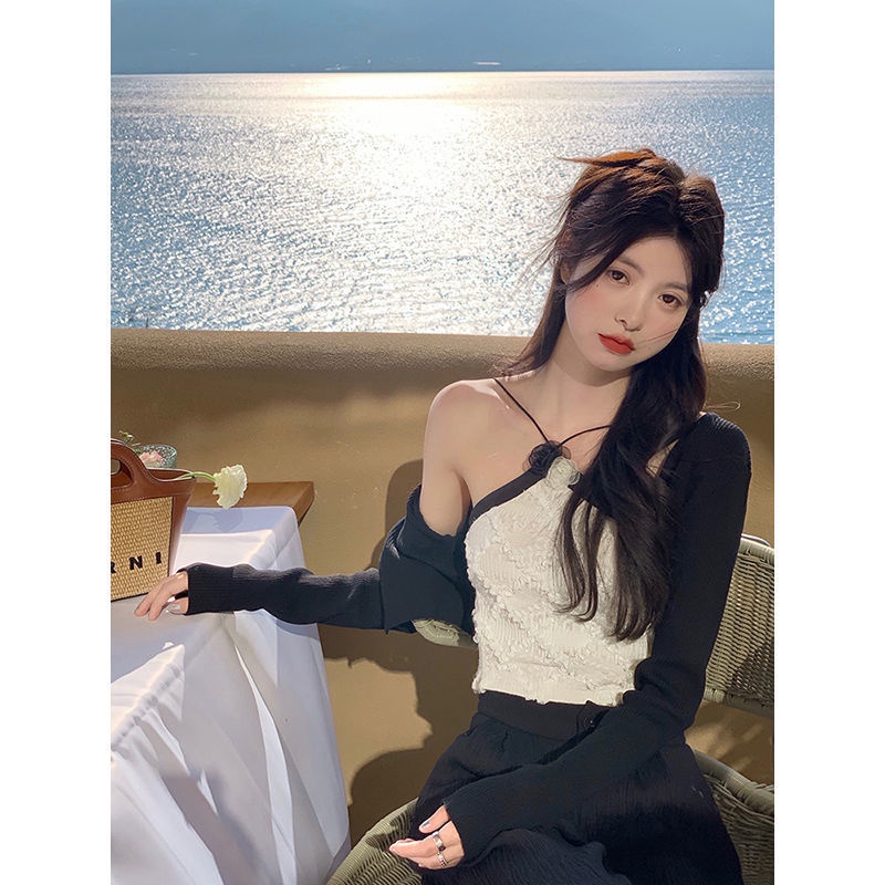 COZOK Áo Yếm Không Tay Thời Trang Quyến Rũ Cho Nữ