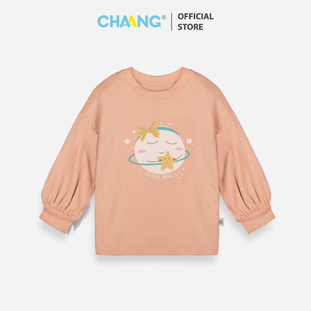 [CHAANG] Áo dài tay bồng Cosmos hồng