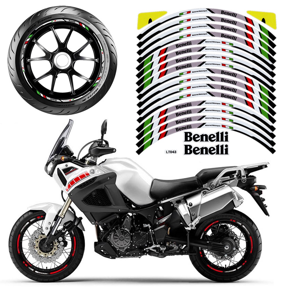 Miếng Dán Viền Bánh Xe Phản Quang 18 Inch Cho Benelli Tnt135 150 300 302S 502X