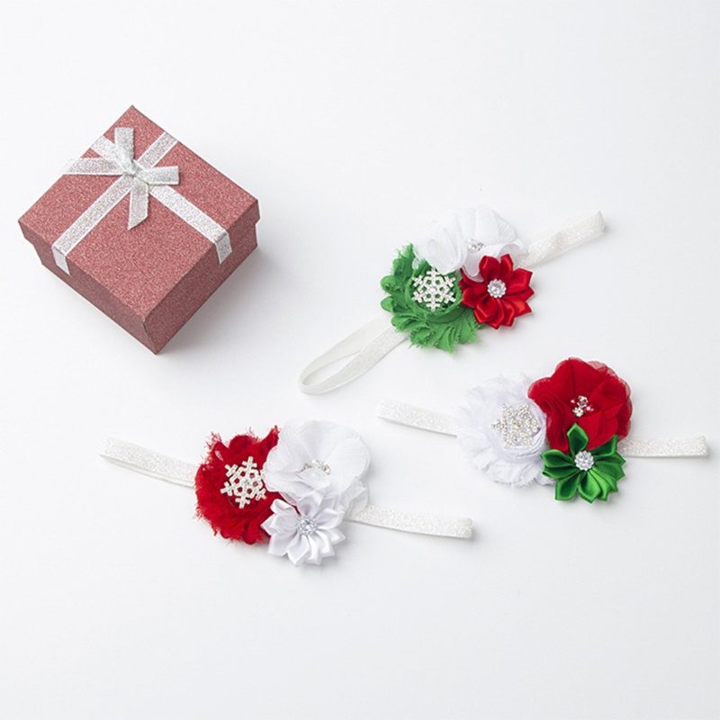 Băng Đô Cài Tóc Phong Cách Giáng Sinh Đáng Yêu Dành Cho Bé Gái