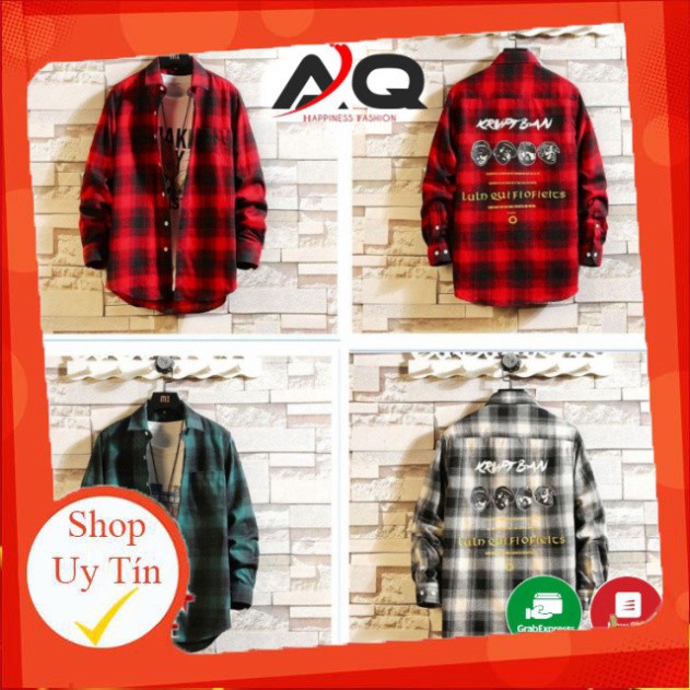 Áo Sơ Mi Caro Flannel Nam Nữ chống nắng Đẹp💖FREESHIP+QUÀ TẶNG💖 Áo Flannel Nam Nữ Cực Chất Nhiều Mẫu Phong Cách-