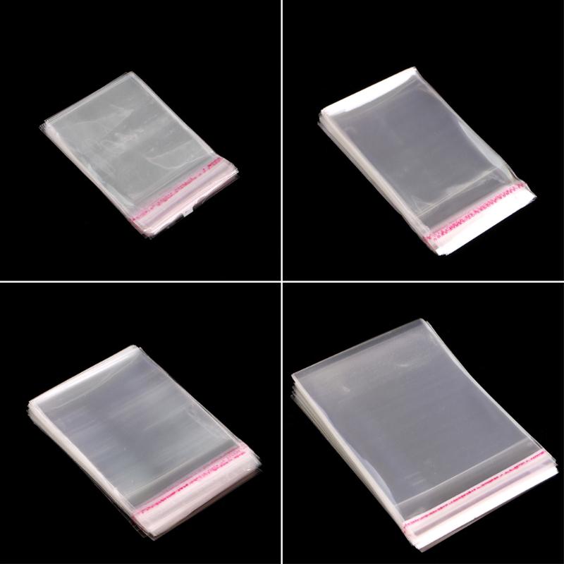 Flgo Clear Transparent Plastic Self Adhesive Seal Bag