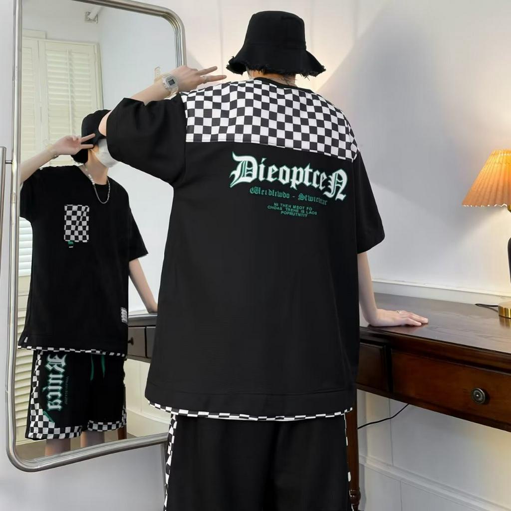 Set Đồ Thể Thao Màu Trơn Dáng Rộng Phong Cách Hàn Quốc Thời Trang Trẻ Trung Cho Cặp Đôi