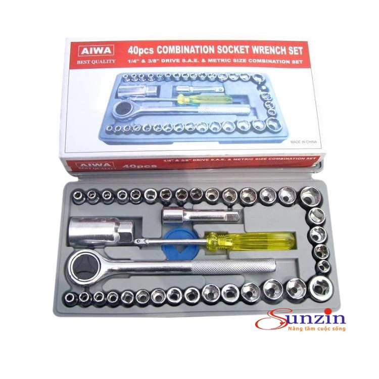 Bộ dụng cụ sửa chữa chuyên nghiệp 40 chi tiết - HV Store 995