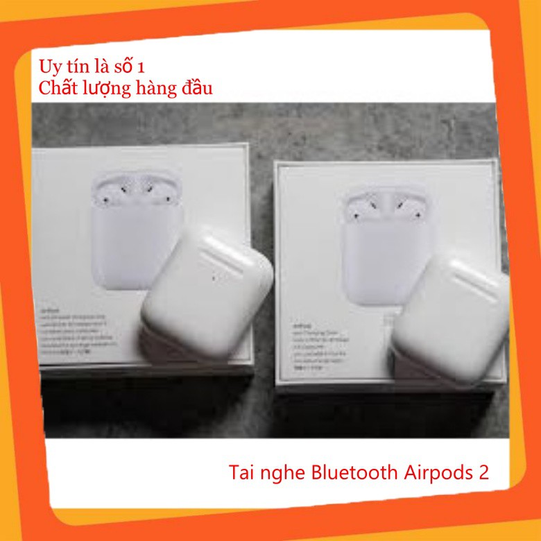 [AIRPODS 2] tai nghe bluetooth không dây nhét tai đổi tên định vị Phiên Bản Airpod 2 cao cấp bobstore01 | BigBuy360 - bigbuy360.vn