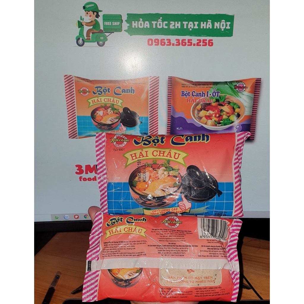 Bột Canh Hải Châu 190gr / Gia vị muối chính hãng - 3M FOOD NL ( Hải Sản Ba Miền )