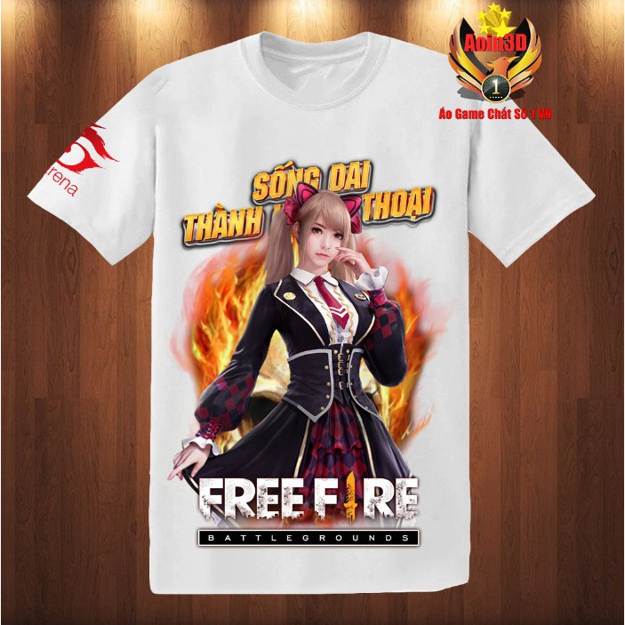 Áo Free Fire Carolin - Áo thun in hình 3D