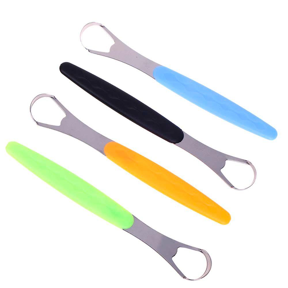 Dụng Cụ Cạo Lưỡi Bằng Thép Không Gỉ Chống Trượt Có Thể Tái Sử Dụng Kèm Vỏ Bảo Vệ