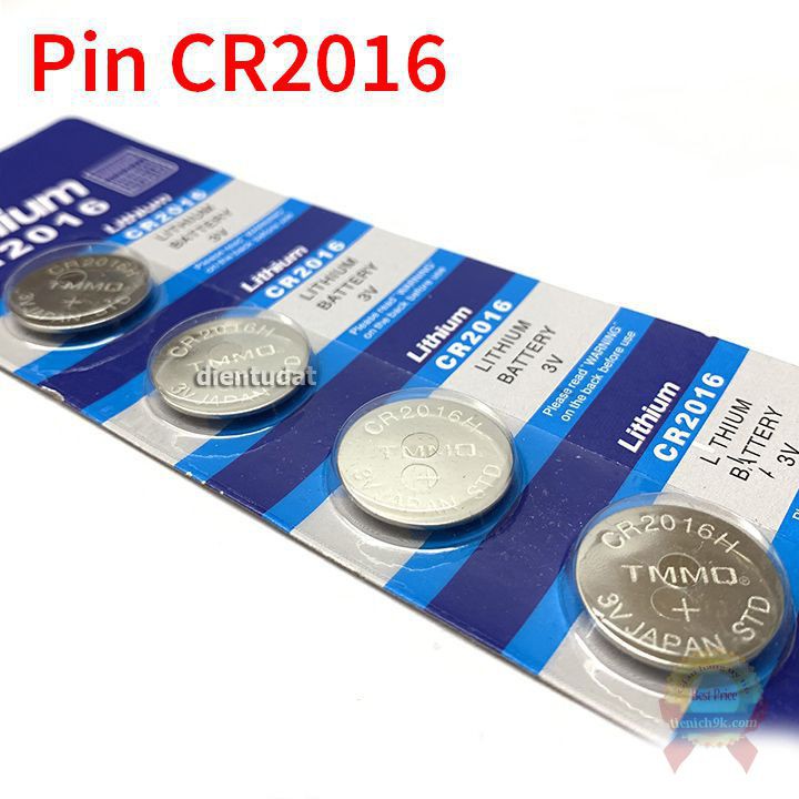 Pin chìa khóa xe hơi CR2016 chìa cửa cuốn