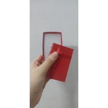 10 hộp ép nơ đựng dây chuyền và nhẫn giá rẻ 8cmx5cmx2cm