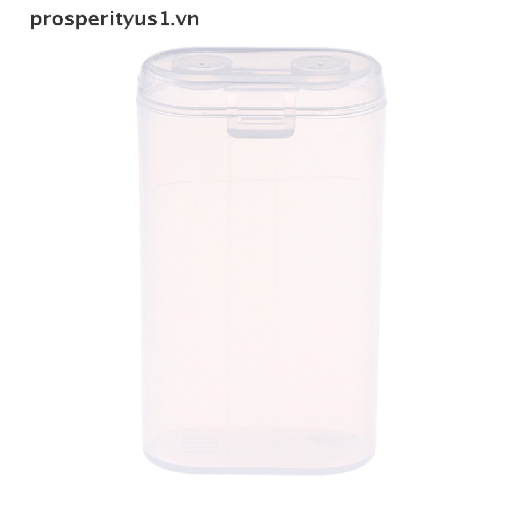 [prosperityus1] Hộp Nhựa Đựng Đồ 2 Phần Chống Nước An Toàn 18650