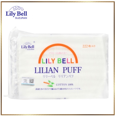Bông tẩy trang Lily Bell 222 miếng