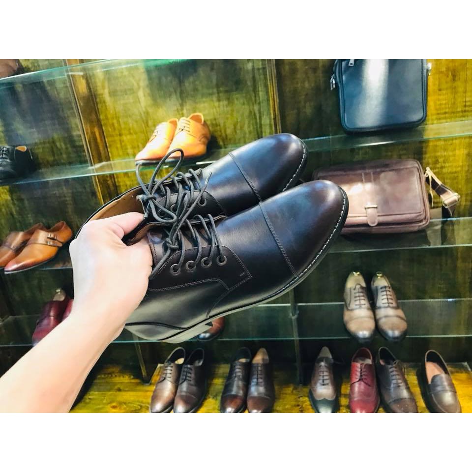 Giày nam Chelsea Boots DA BÒ Đế Phíp VNNK BẢO HÀNH TRỌN ĐỜI