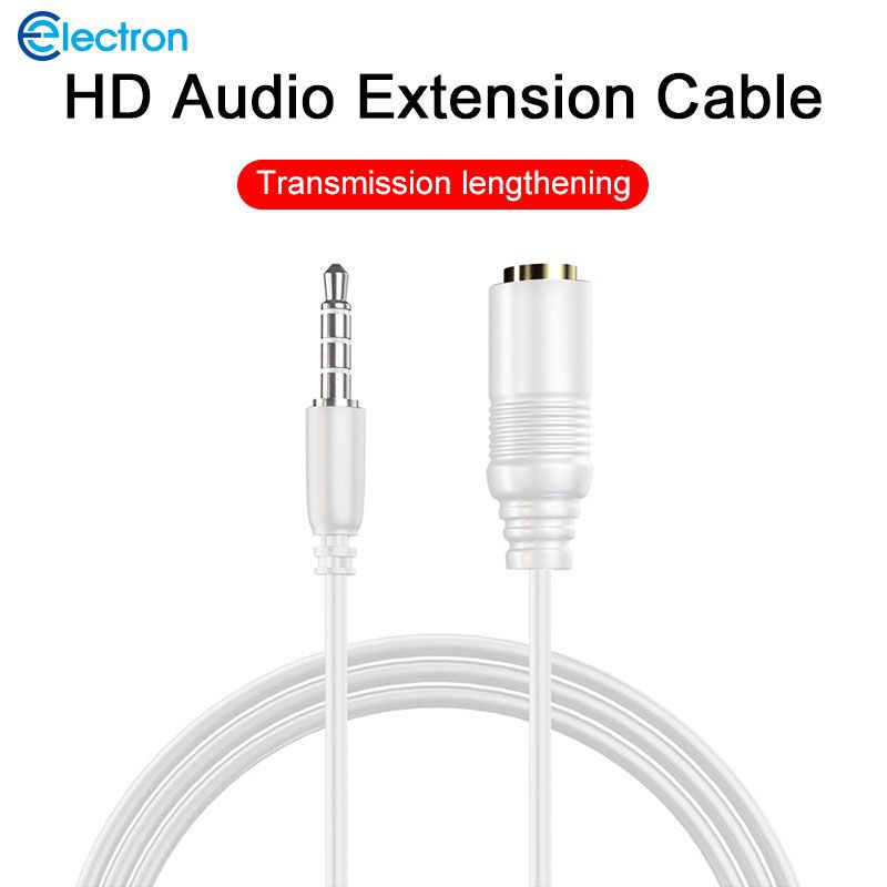 ★ Public to female audio cable headphone 3.5mm earphone extension cable 0.75m Aux line Car audio extension cable ★Electron