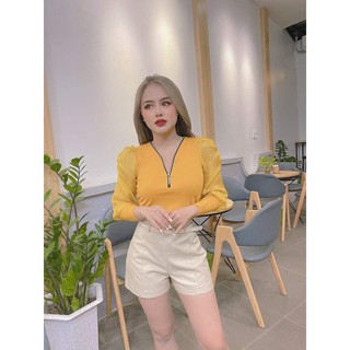 ÁO KIỂU PHỐI TAY LƯỚI