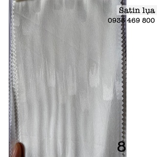Vải may áo dài satin lụa hoa văn đẹp mềm mịn