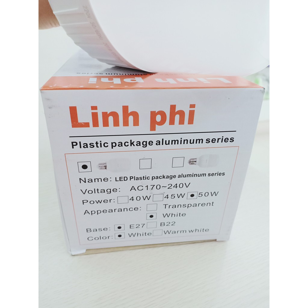 Combo 2 bóng đèn led Linh Phi cao cấp 50W