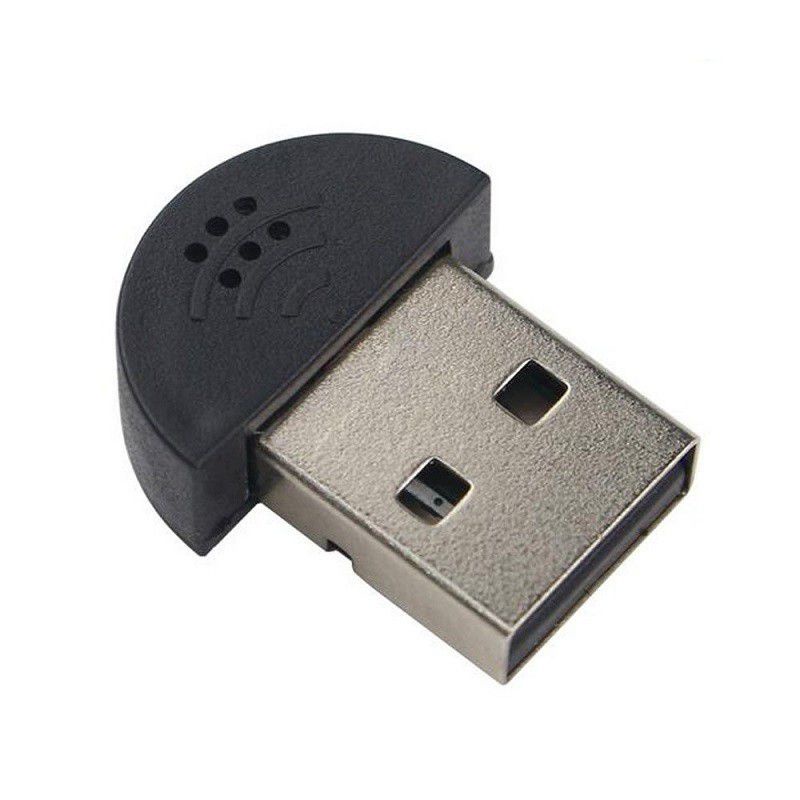Micro USB ghi giọng nói cho máy tính laptop nhỏ tiện dụng Mini Micro Phone cổng USB 2.0 siêu nhỏ cho LapTop PC