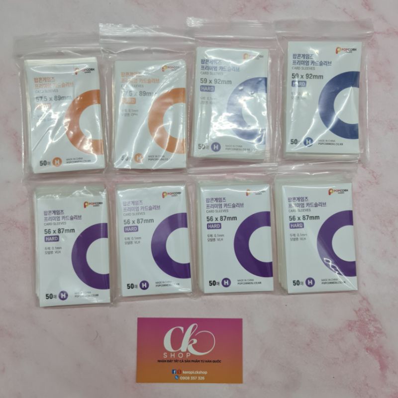 Sleeve popcorn túi đựng photocard, thẻ ảnh, thẻ bài thần tượng Kpop
