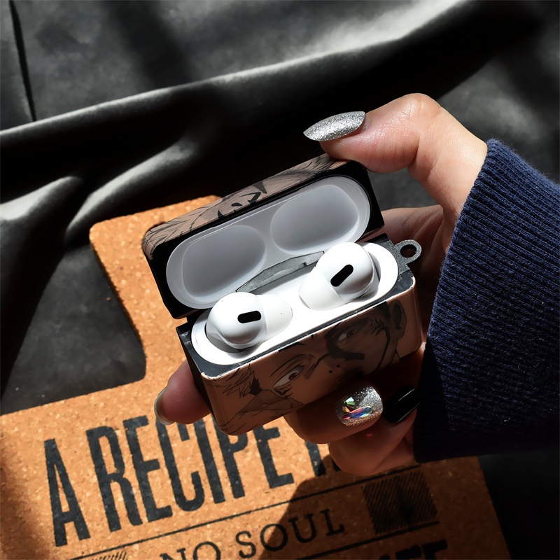 Vỏ Bảo Vệ Hộp Sạc Tai Nghe Bluetooth Không Dây Apple Airpods 1 / 2 / 3 Pro Hình Anime Jujutsu Kaisen Ryomen Sukuna