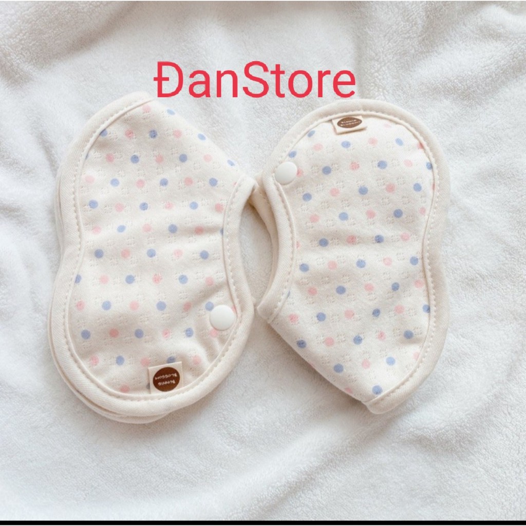 Yếm tròn cao cấp Hàn Quốc cho bé 0-36m, Yếm Bunnie Blossom Hàn Quốc cho bé