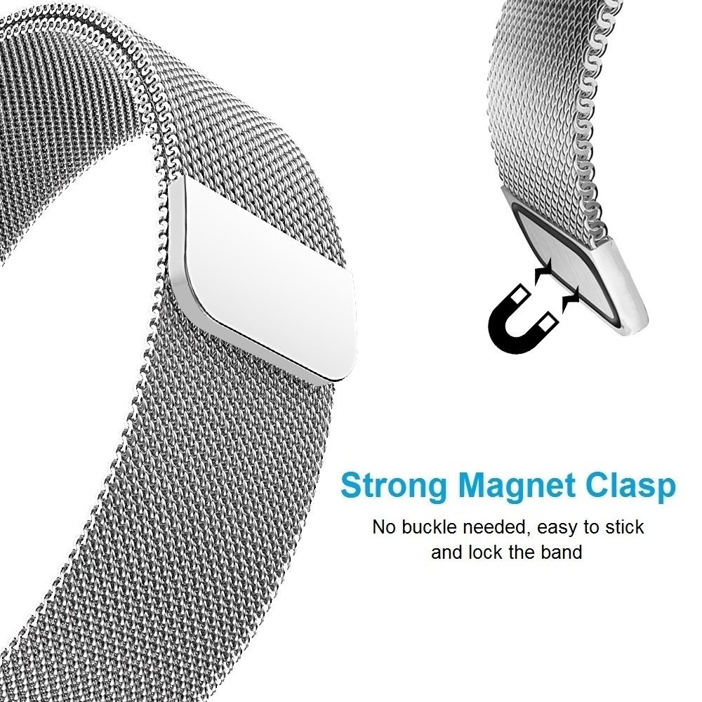 Dây đeo đồng hồ Milanese 18mm dành cho Garmin vivomove 3s vivoactive 4s
