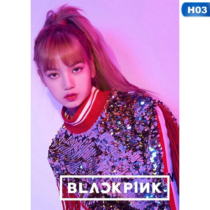 Poster in hình nhóm nhạc KPOP blackpink độc đáo