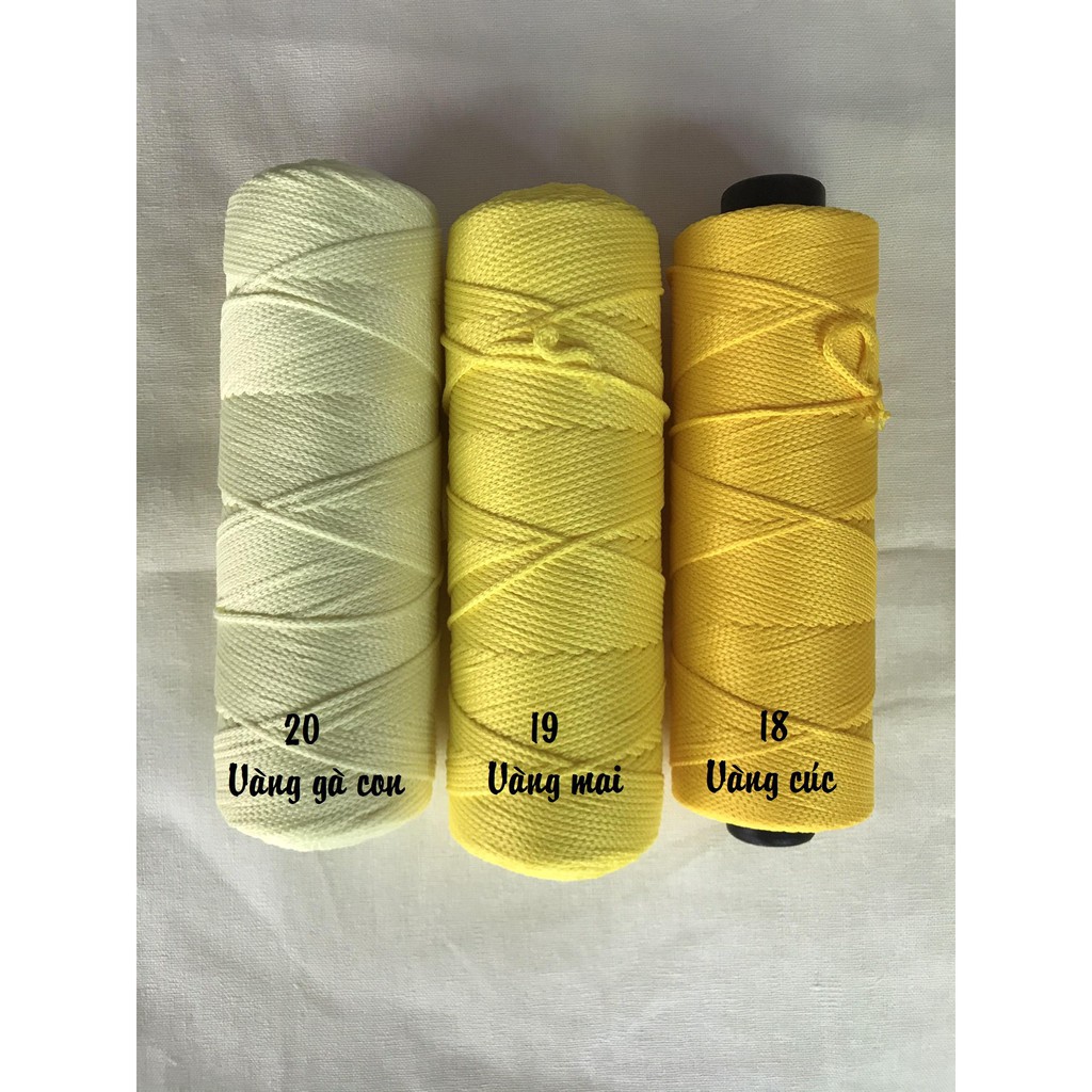 Sợi dệt cotton Craft Yarn 180gr - bảng màu 1