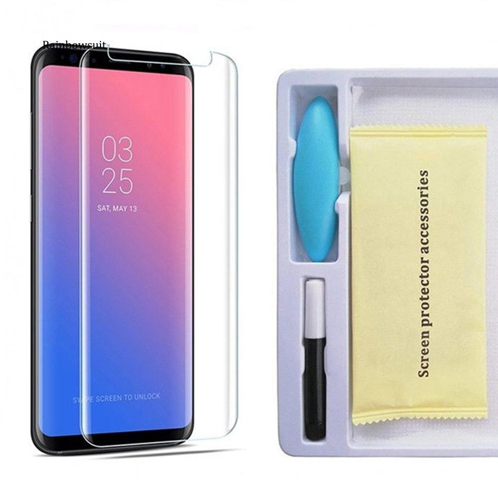 Kính cường lực dán màn hình chống tia UV cho Samsung S7 / S8 / S9 Plus Note 9