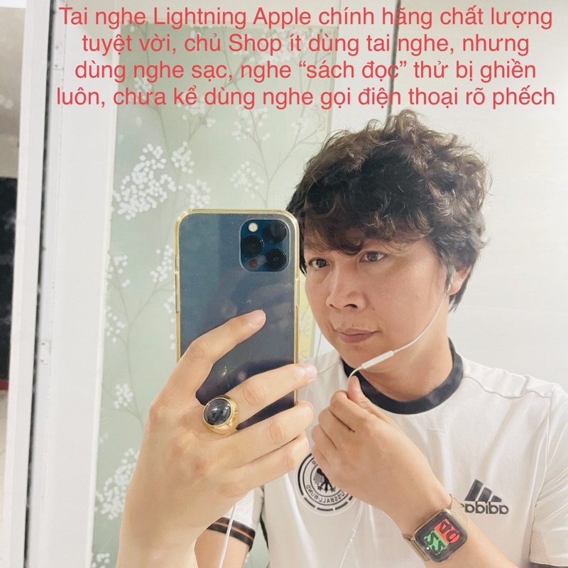 Tai nghe iPhone, iPad, iPod Earpods with Lightning Connector - Chính hãng Model MMTN2ZA/A