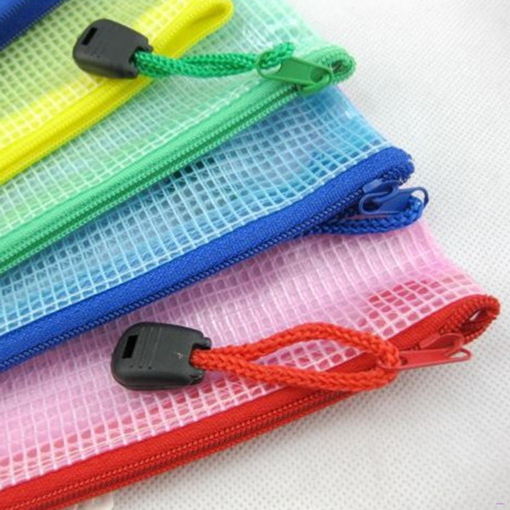 Túi Khóa Kéo Trong Suốt Đựng Văn Phòng Phẩm A3 / A4 / A5 / A6 / B4 / B5 / B6
