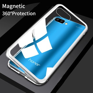 Ốp lưng điện thoại trong suốt khung nhôm sang trọng cho Huawei Honor 10 Lite 10lite Honor Play honor10 lite honor10lite