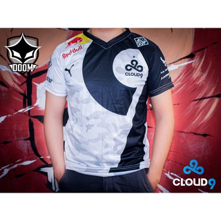 Áo thun team C9 trắng đen 2019