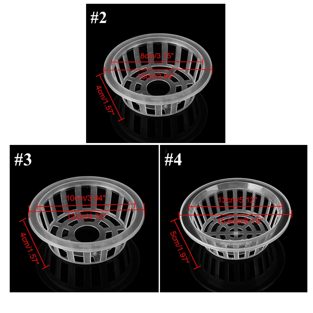 Set 2 Giỏ Nhựa Trồng Cây Thủy Sinh Tiện Dụng