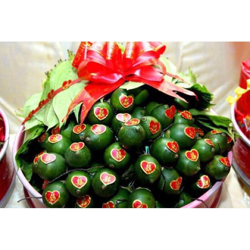 Sét gồm 72 chữ hỉ decal dán trầu cau , bánh kẹo ...