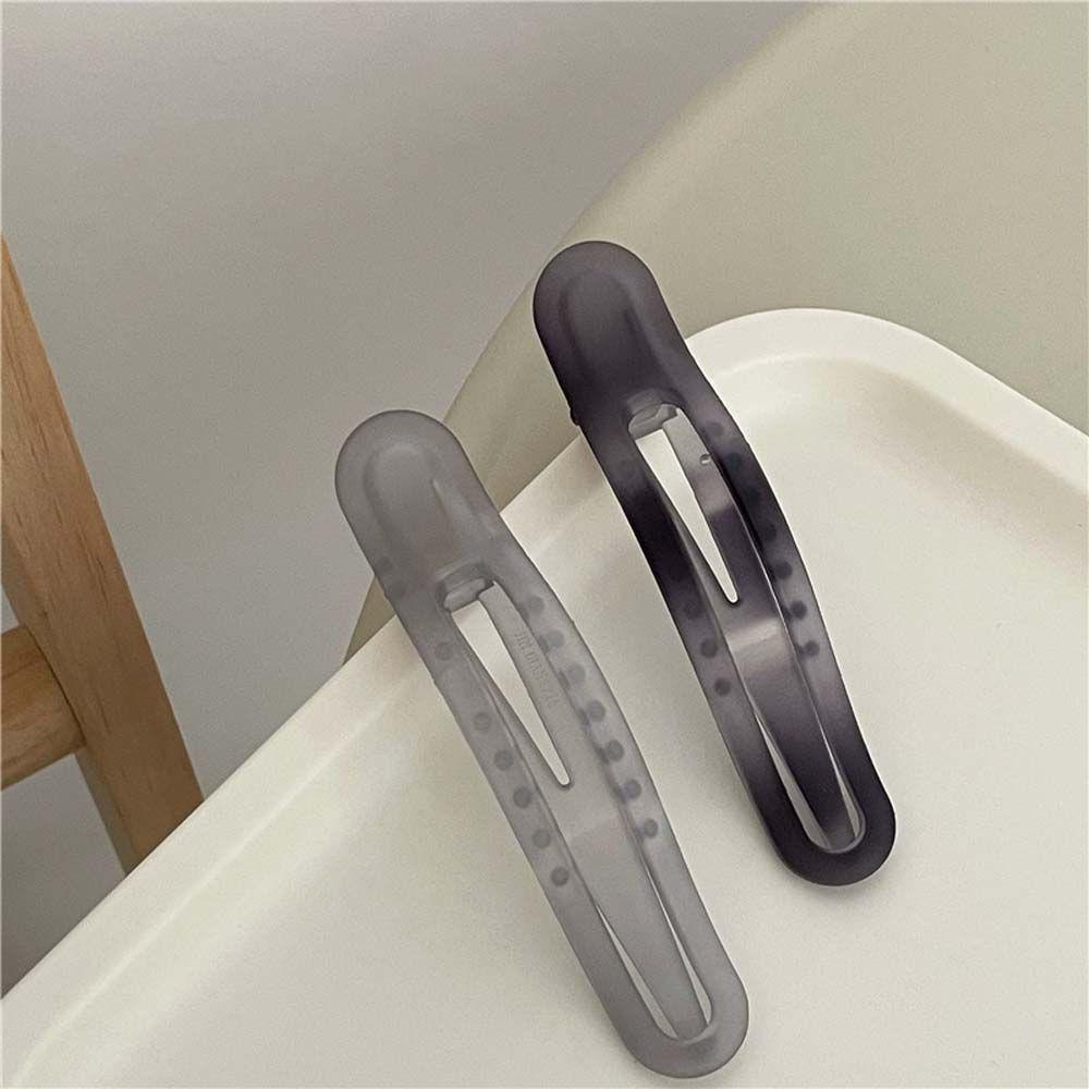 TWINKLE Kẹp Tóc Mỏ Vịt Bằng Acrylic Họa Tiết Hình Học Đơn Giản Cho Nữ