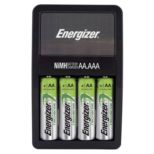 Bộ sạc pin AA, AAA Energizer CHVCM4 kèm sẵn 4 pin sạc AA 2000mAh