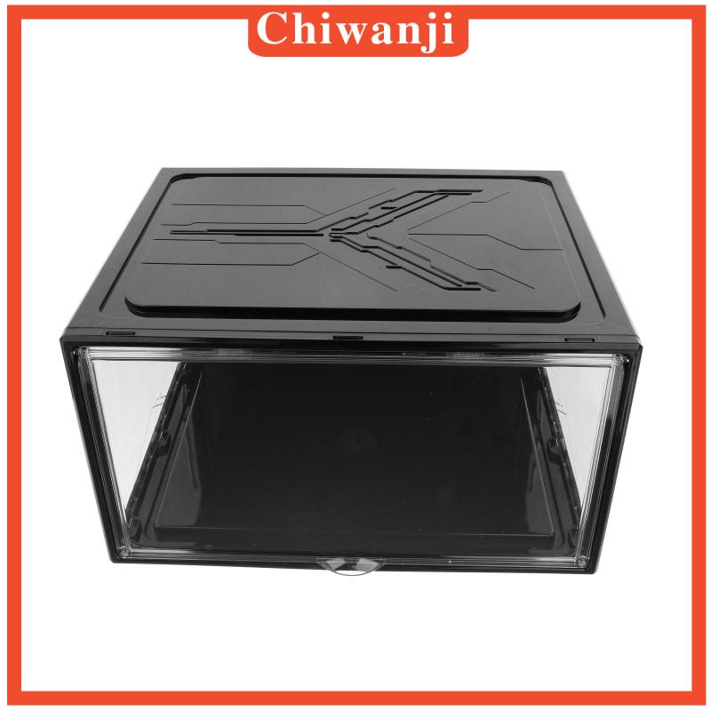 [CHIWANJI] Shoe Storage Boxes Magnetic Closure Containers Case 14''x 11'' x 8.7''