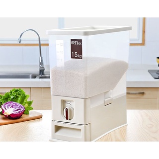 Thùng đựng gạo thông minh chống ẩm, kích thước 10kg và 15kg