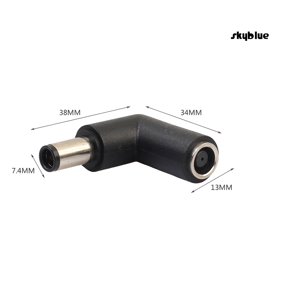 Đầu Sạc Chuyển Đổi Đầu Cái 90 Độ 7.4mm Cho Hp